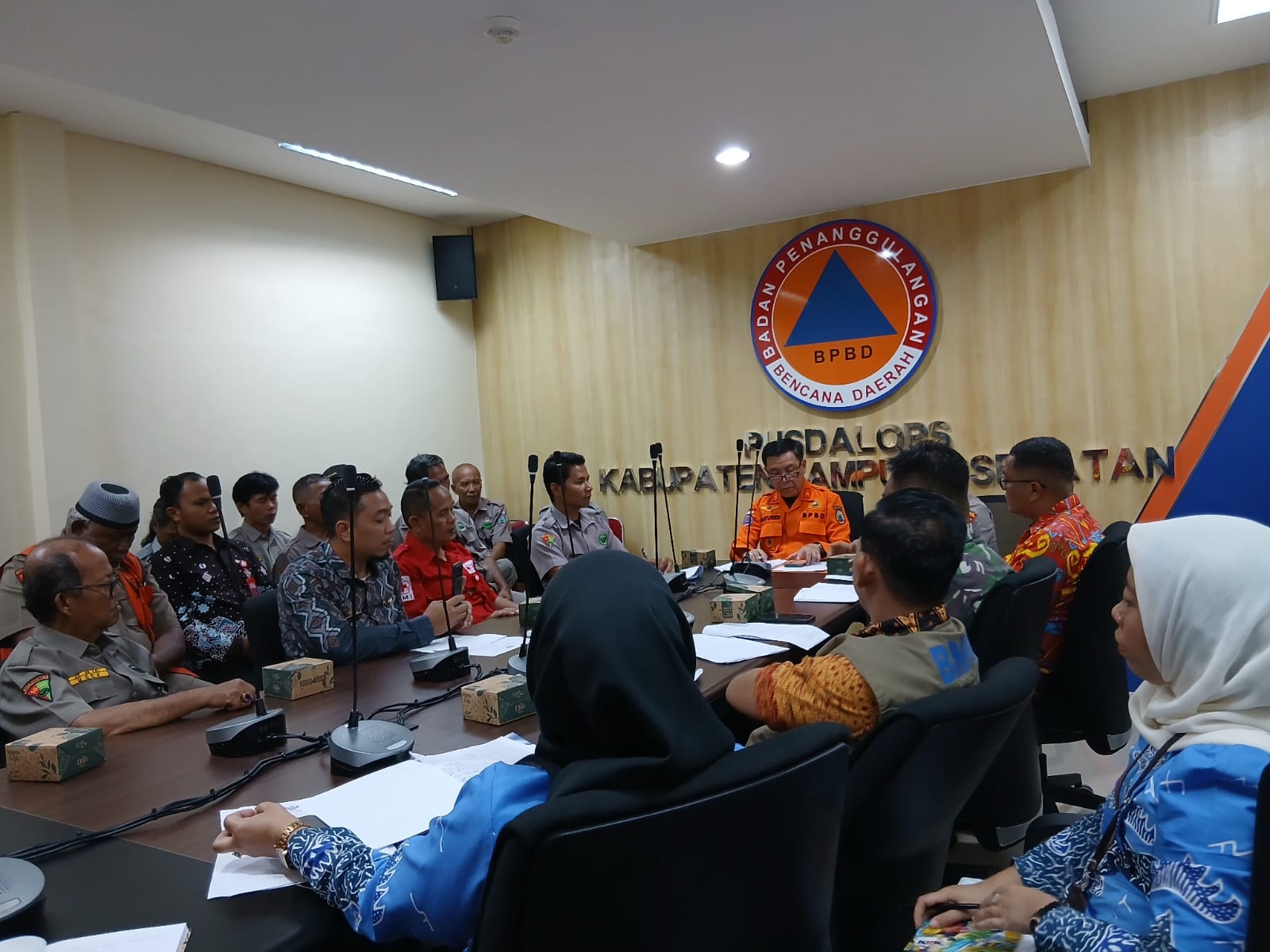 BPBD Lampung Selatan Gelar Rapat Puncak Antisipasi Bencana Hidrometeorologi